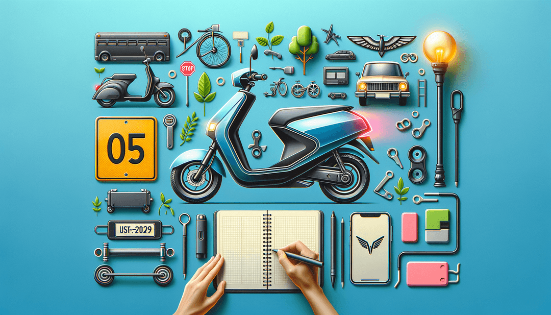 Bild E-Scooter Kennzeichen 2025: Alles, was du wissen musst