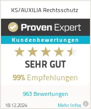 Rechtsschutzversicherung Auxilia - Trust Logo 2